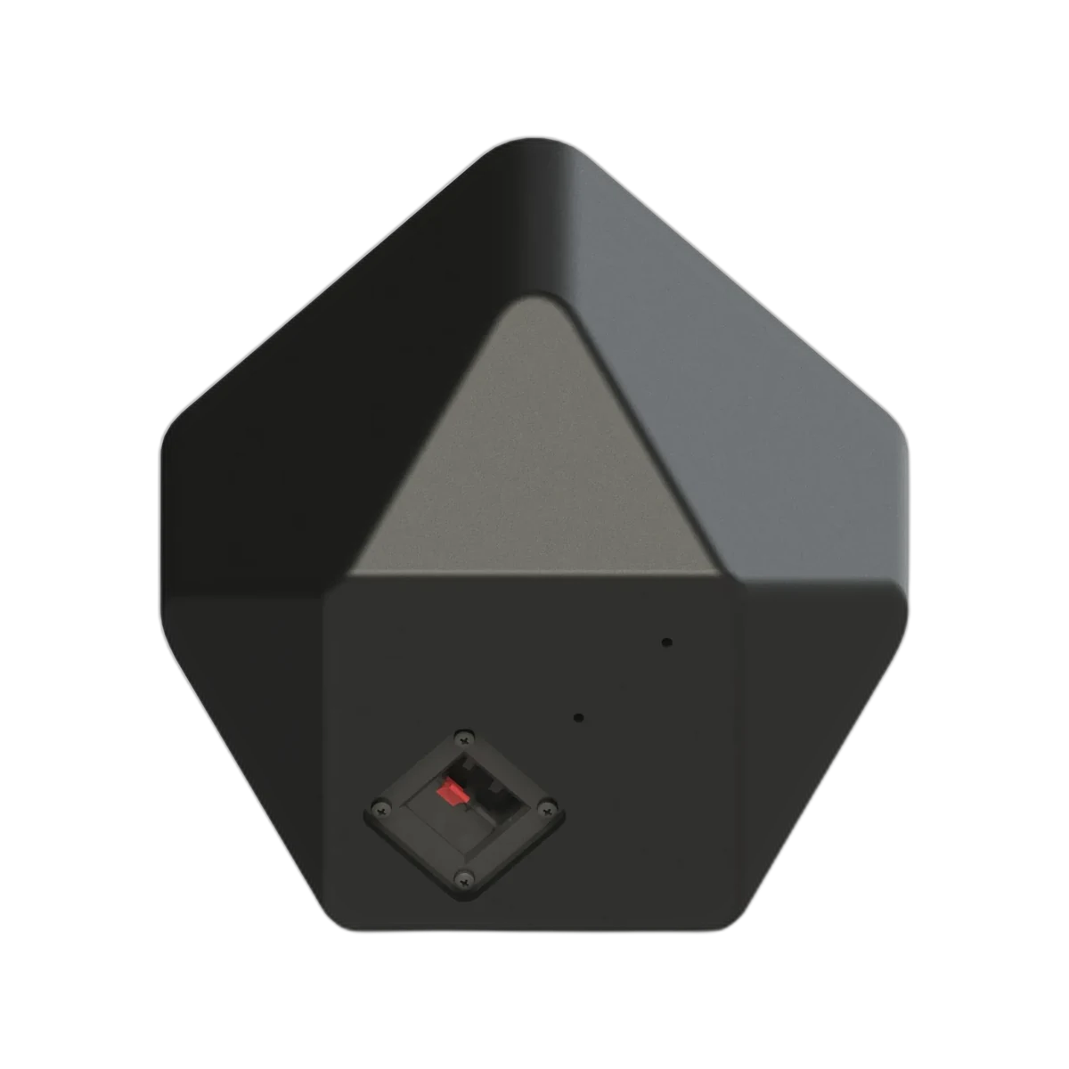 Cubo Gamer preto — ângulo